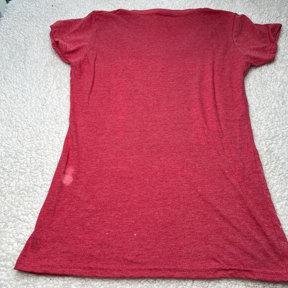 Holiday Bleached Red "Sweet but a little Twisted" Tee Large - Picture 4 of 6
